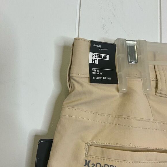 Hurley Boys' H20-Dri Walk Shorts, Rattan, 20 Quick Dry Technology Brand New - Picture 8 of 16